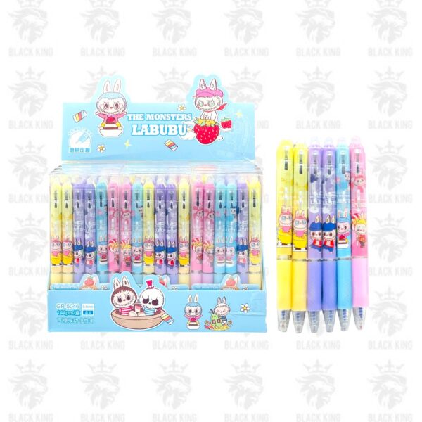Lapicera borrable Labubu 12 unidades / GP-5046