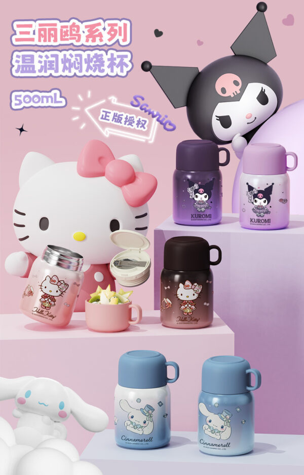 Vaso termico Kuromi Sanrio 500ml / KU3132 - Imagen 6