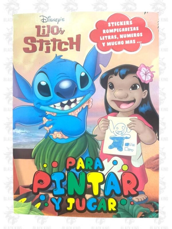 Cuaderno para pintar Stitch / YQ-0493