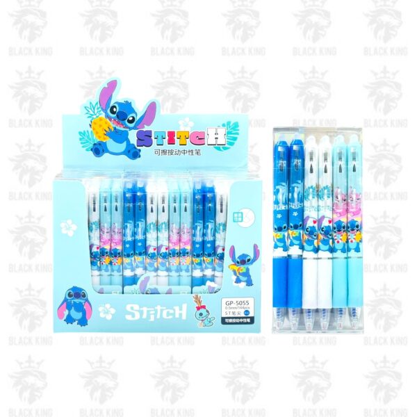 Lapicera borrable Stitch 12 unidades / GP-5055