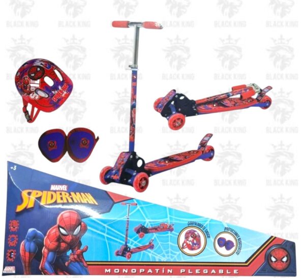 Monopatin con protectores Spiderman / KC-12237