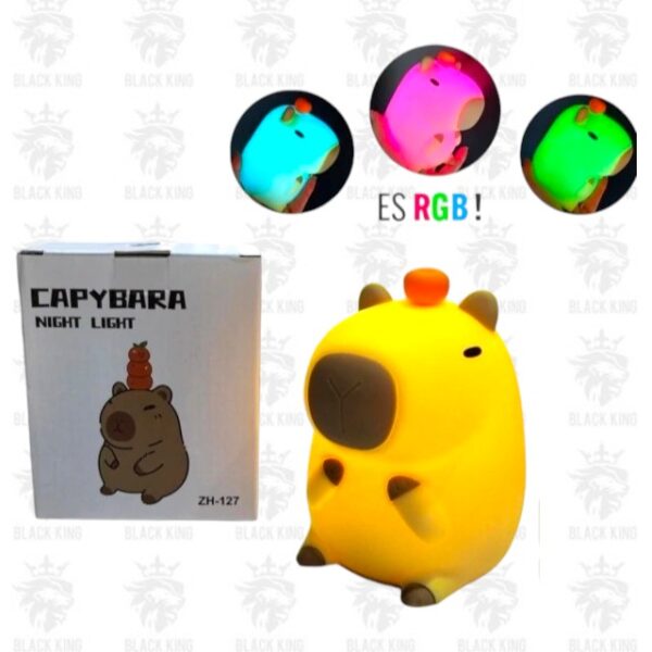 Lampara velador Capybara multicolor / B-1047