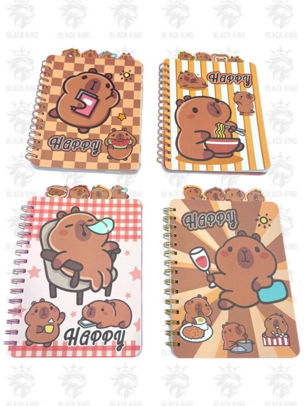 Cuaderno rayado Capybara 16x21cm / PP-48 - Imagen 2