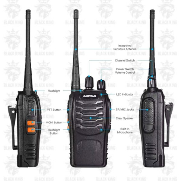 Set x2 Radio Comunicación / BF-888S - Imagen 2