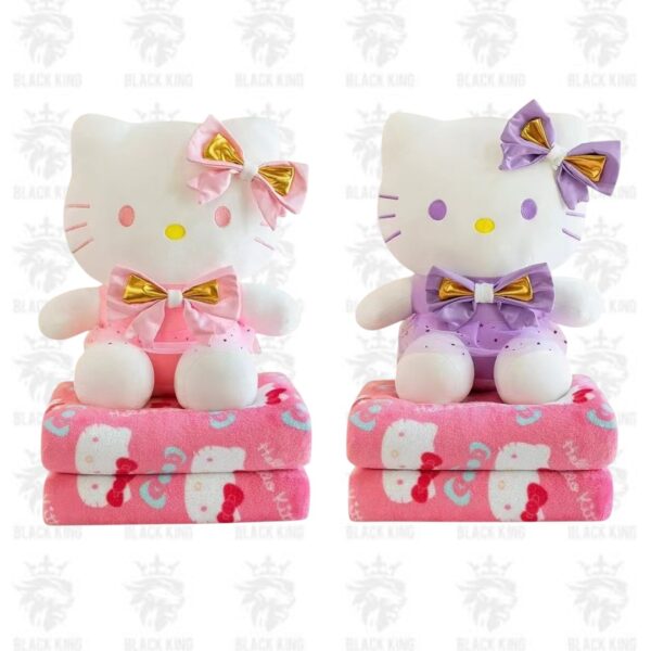 Peluche Kitty 43cm con manta / VM-5409
