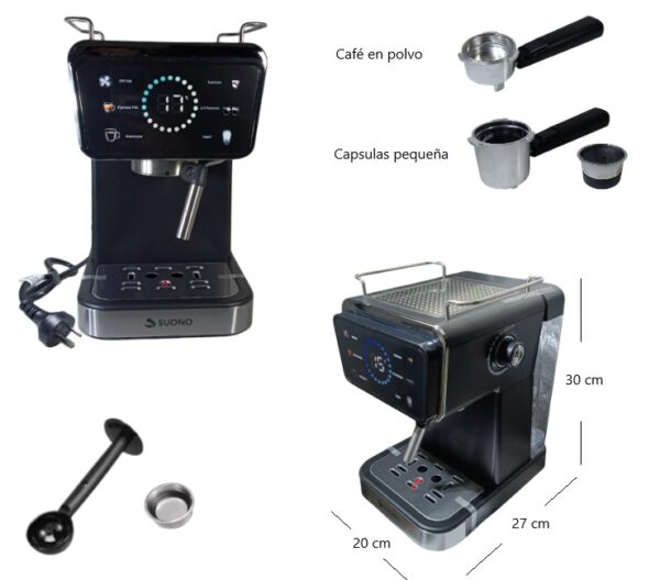 Cafetera 1350W / HOG0202NEG