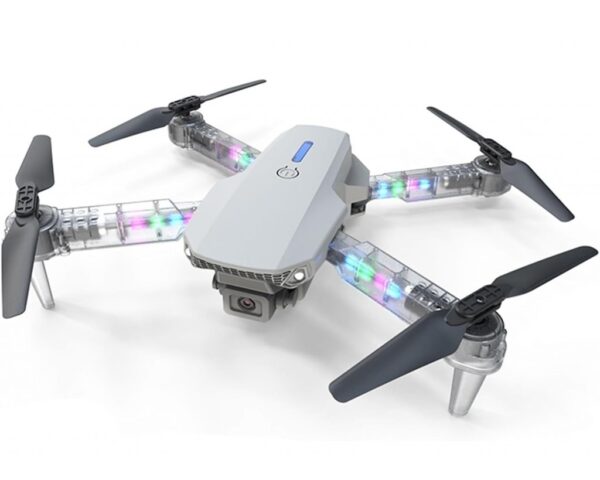 Dron E88D Max con led RGB, simple cámara / E88D