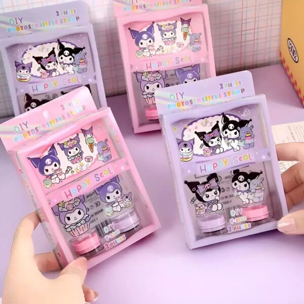 Sellos y minianotador Kuromi Sanrio / SR-410000
