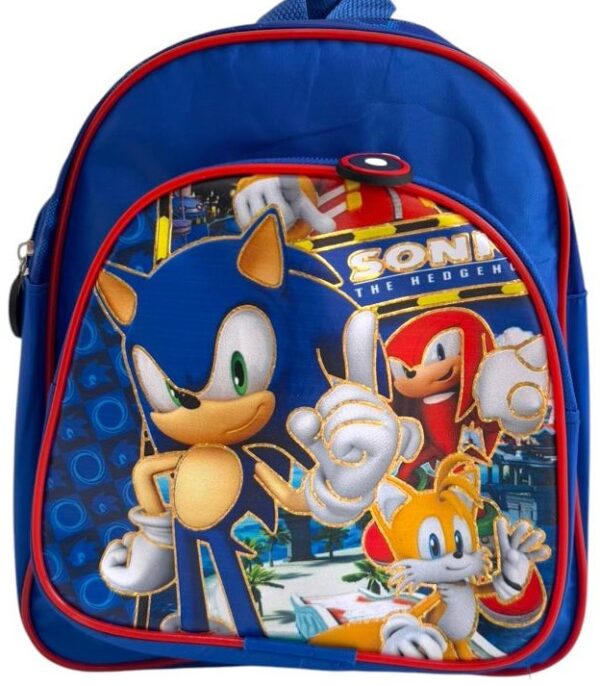 Mochila 10" personajes 2 cierres / AJ-101 - Imagen 2