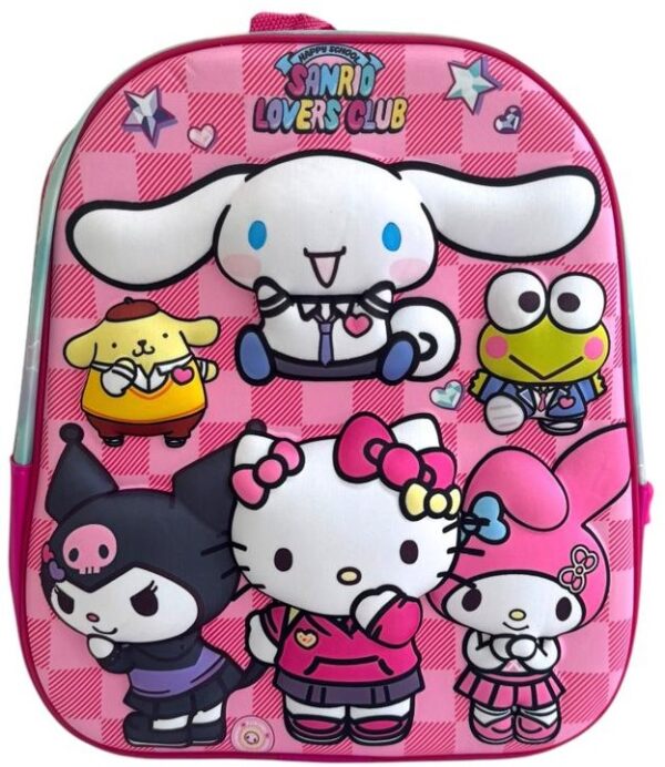 Mochila 12" 3D personajes 1 cierre / AJ-121 - Imagen 5
