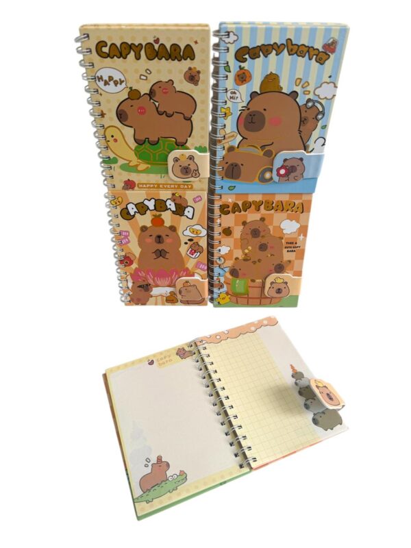 Cuaderno Capybara tapa dura 12.50x18cm / S-P24-401