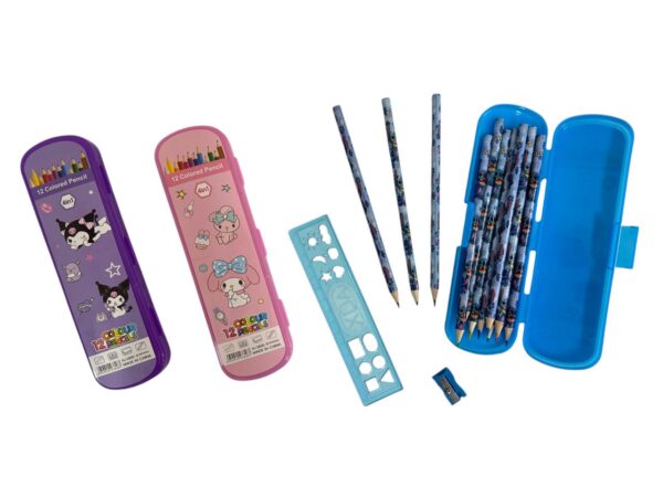 Lapiz de color 12 unidades Kurmi Sanrio / HJ-2800