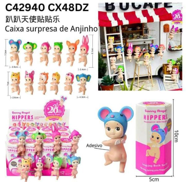 Estatuilla de coleccion Sonny Angel 12 unidades / YL7082