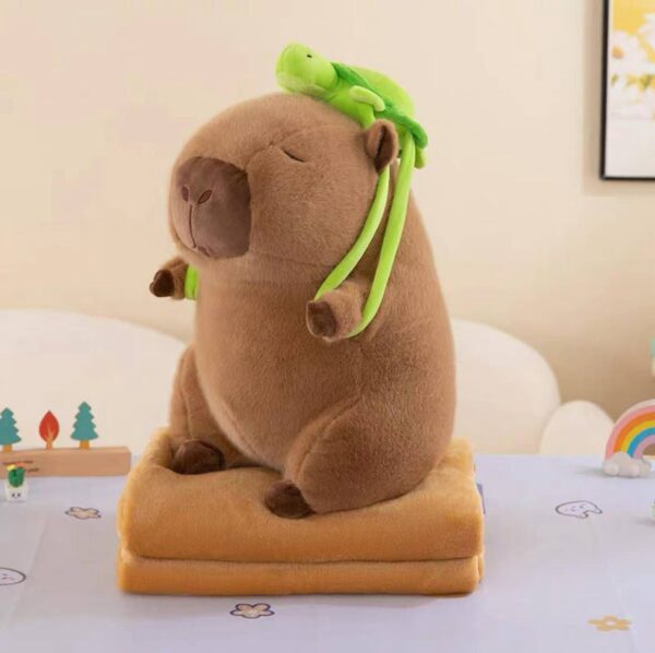 Peluche Capybara 40cm con manta / VM-5407