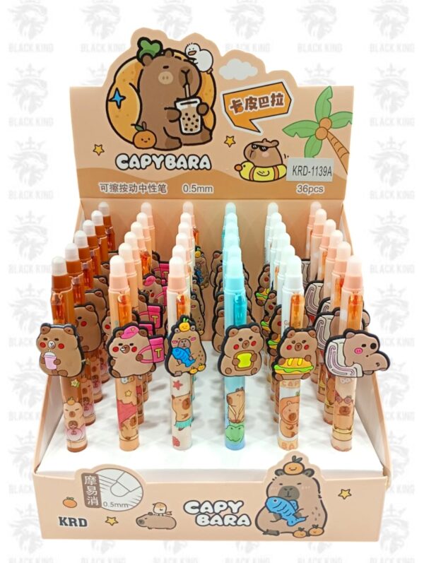 Lapicera borrable color azul Capybara / KRD-1139A