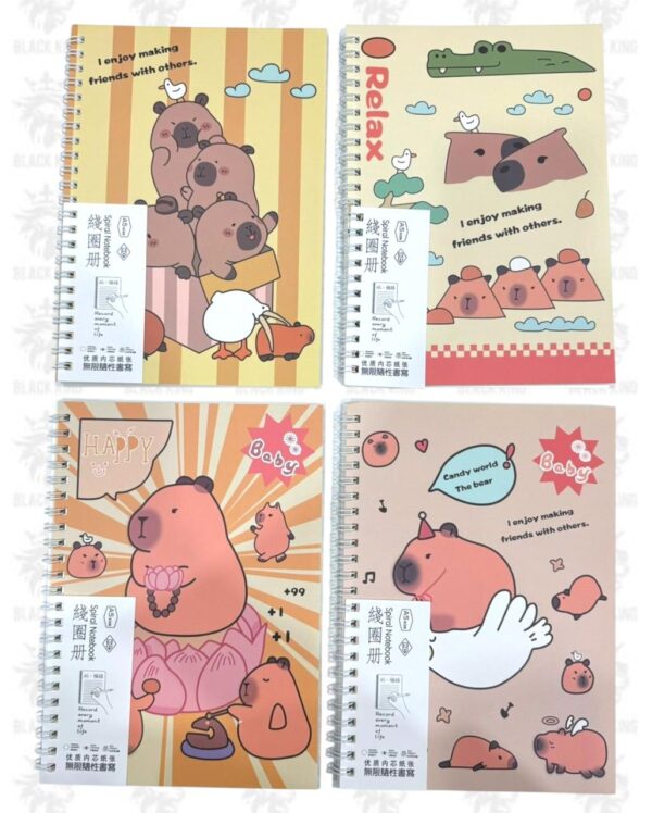 Cuaderno rayado Capybara / A012