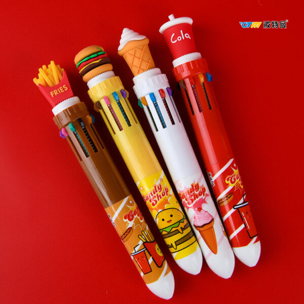 Lapicera fast food 10 colores / 682-24-3 - Imagen 3