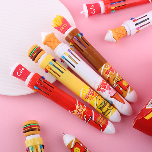 Lapicera fast food 10 colores / 682-24-3 - Imagen 6