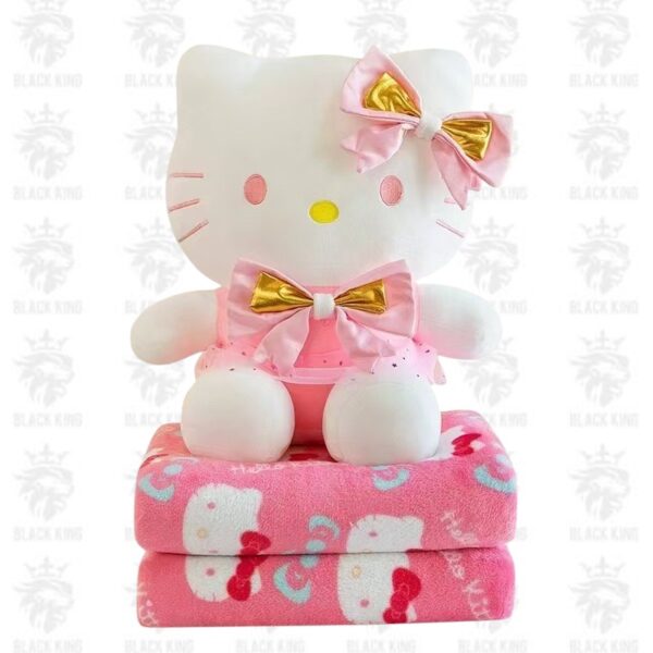 Peluche Kitty 43cm con manta / VM-5409 - Imagen 3