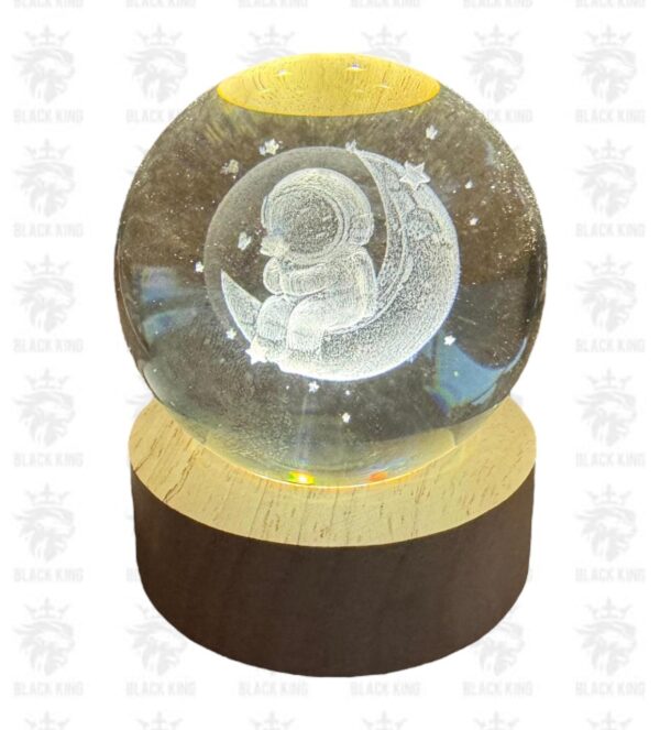 Esfera cristal 3D Astronauta 6cm / BK605