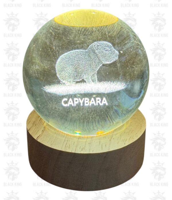 Esfera cristal 3D Capybara 6cm / BK611-C
