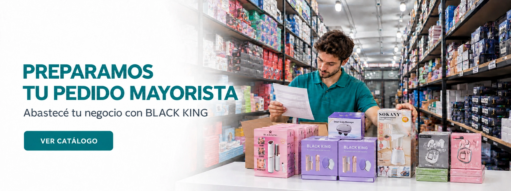 BLACK KING: preparamos tu pedido mayorista. Abastecé tu negocio con BLACK KING. Ver catálogo.