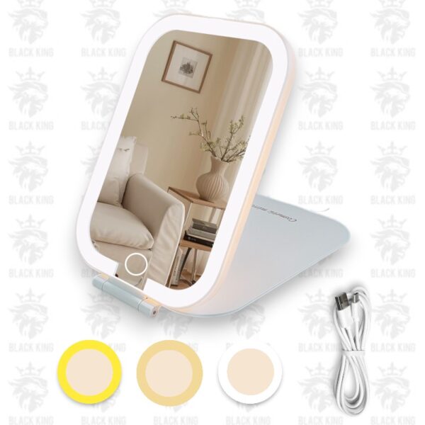 Espejo LED portatil plegable / ESP-91059