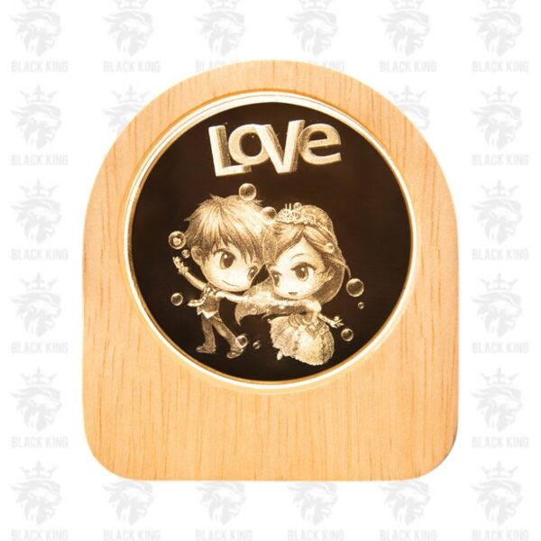 Cristal 3D Novios LOVE / C-JW2544-D