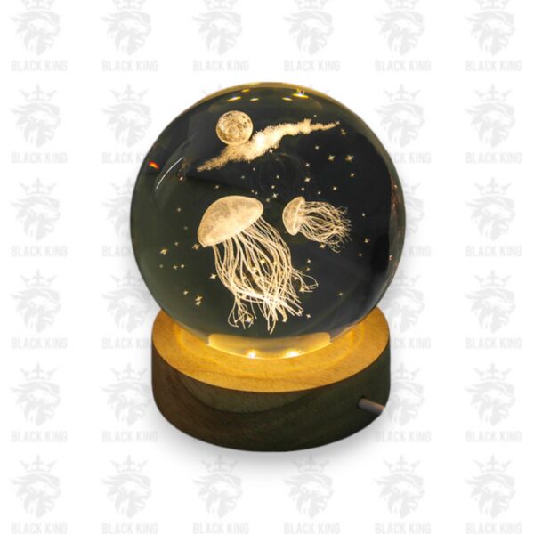 Esfera cristal 3D Medusa 6cm / C-JW2538