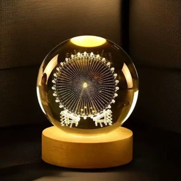 Esfera cristal 3D Ruleta 6cm / C-JW2537