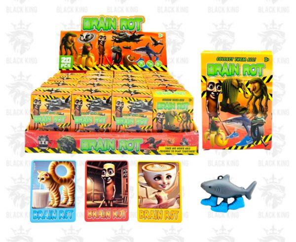 Caja sorpresa Tralalero Tralala 3 cartas y 1 muñeco / JOS-59