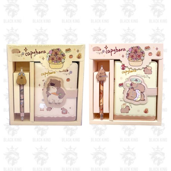 Set anotador agenda Capybara / L-574
