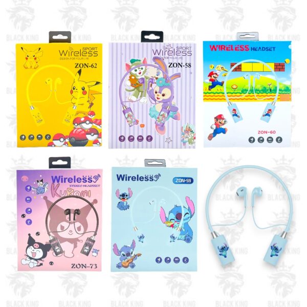 Auricular bluetooth personajes / ZON-73
