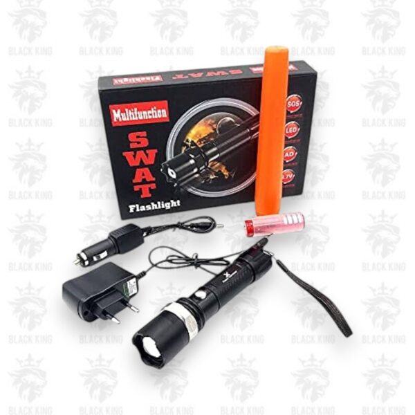 Linterna recargable multifuncion y a pila / SW-807